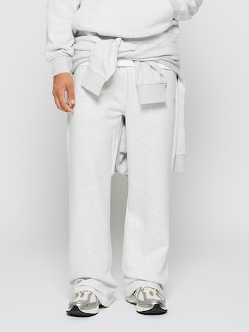 Burocs Wide Leg Sporthose 'Sweat'‌‌‌‌‌‌‌‌‌ in Grau