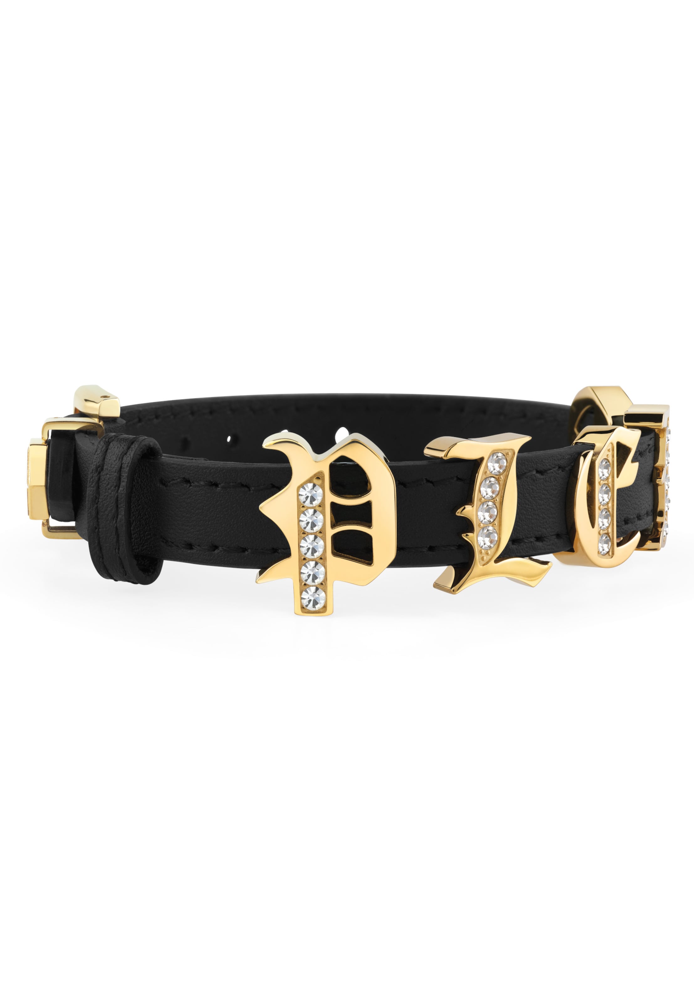 Philipp Plein Jewellery Armband in Zwart: voorkant