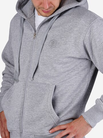 Picaldi Zip-Up Hoodie 'Hustle' in Grey