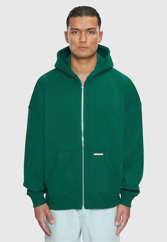 Dropsize Tepláková bunda - Zelená: predná strana