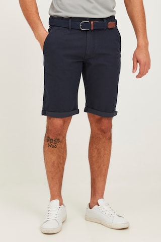 INDICODE JEANS Regular Chino Pants 'Figno' in Blue: front