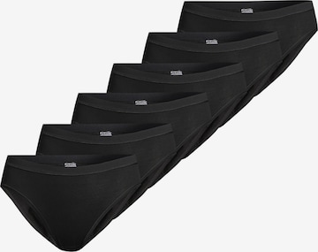 CON-TA Slip 'Feinripp' in Schwarz: Vorderseite