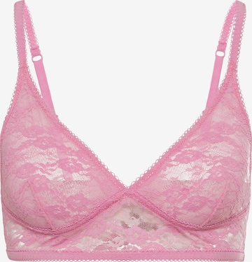 LSCN by LASCANA Triangle Bra in Pink: front