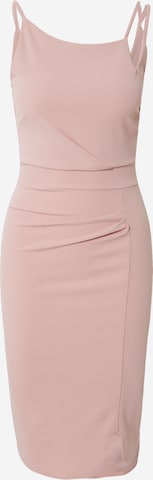 WAL G. Εφαρμοστό φόρεμα 'TESSA' σε ροζ: μπροστά