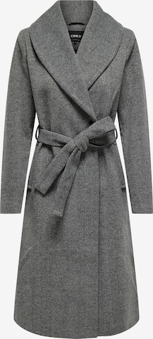 ONLY Between-Seasons Coat 'SILLE' in Grey: front