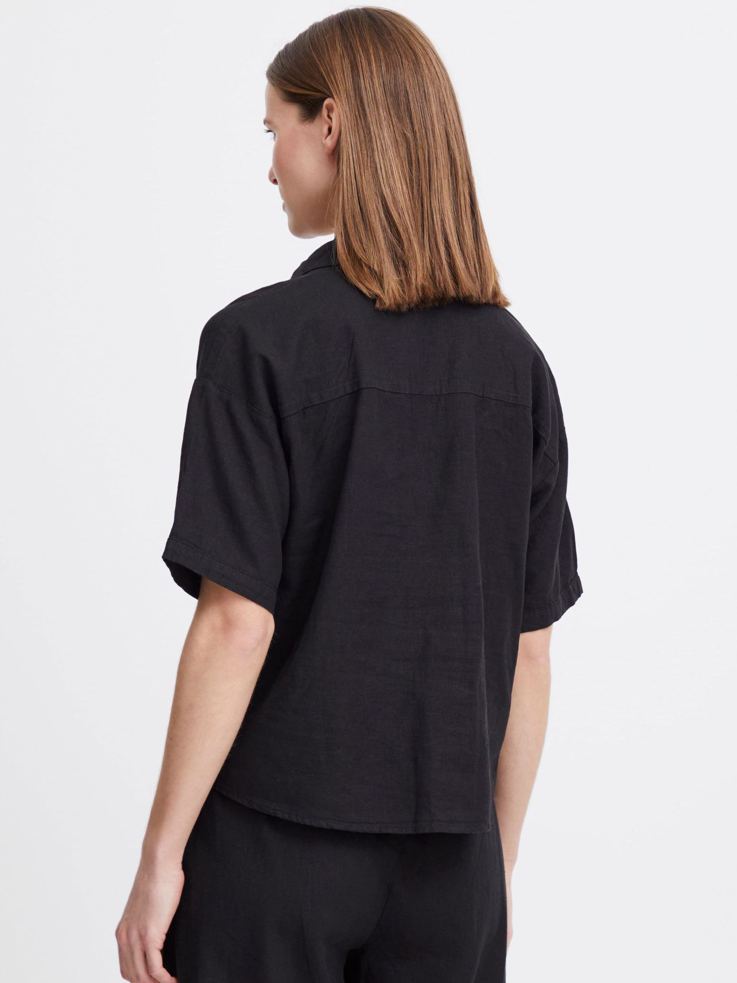 売れ筋商品|||ビーヤング シャツ レディース トップス FALAKKA - Button-down blouse - black b.young Blouse 'Falakka' in Black | ABOUT YOU