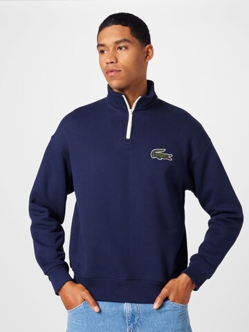 Sweat-shirt LACOSTE en bleu : devant