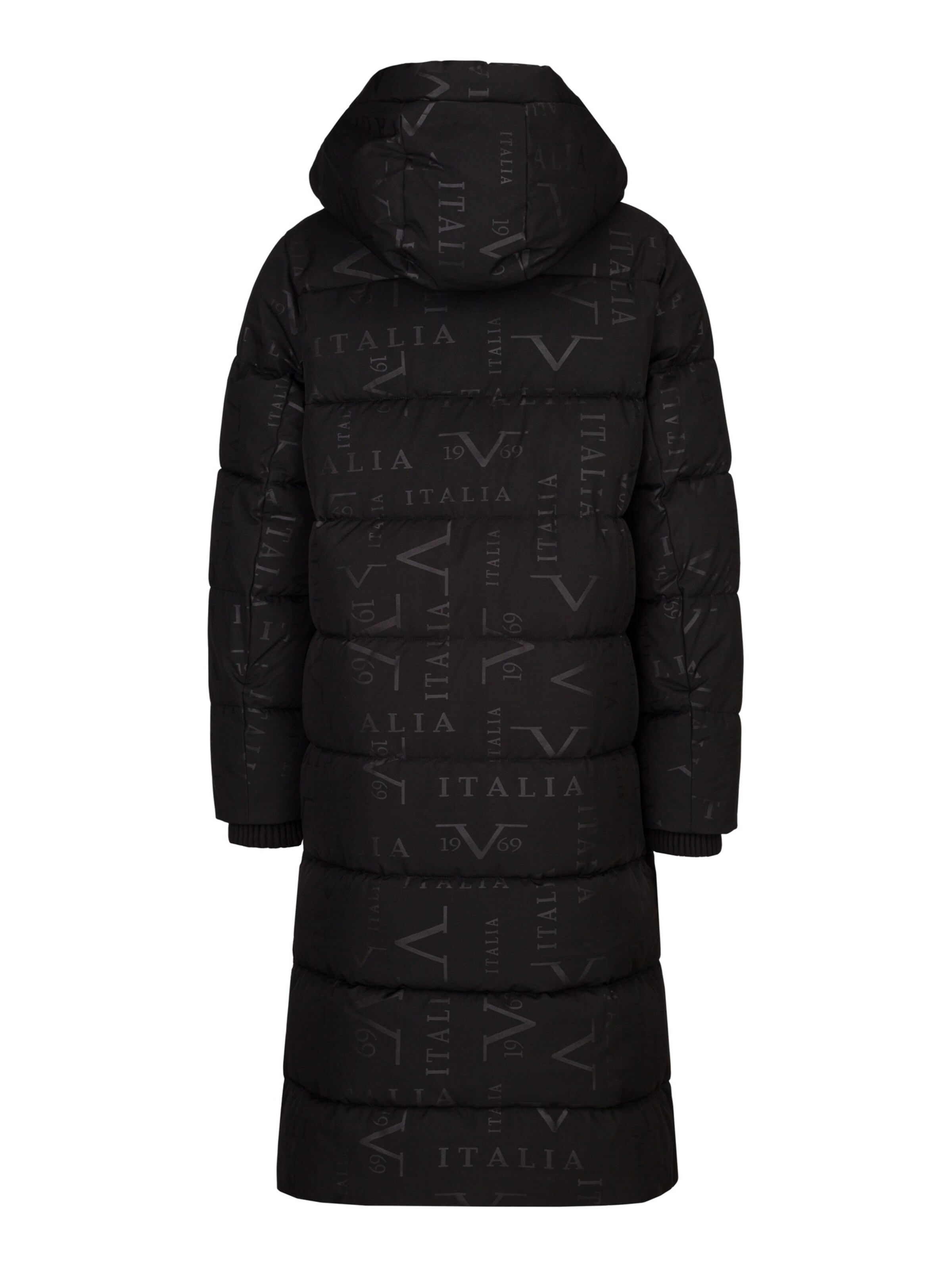 19V69 ITALIA Wintermantel 'Silvana' in Zwart