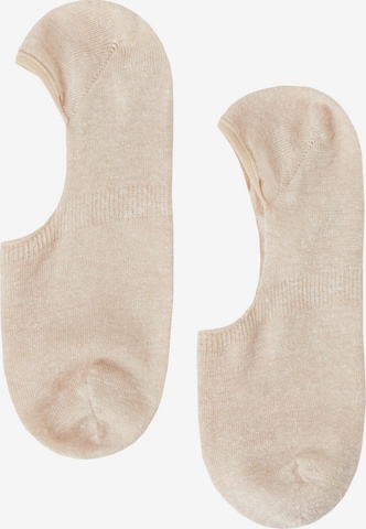 CALZEDONIA Ankle Socks in Beige: front