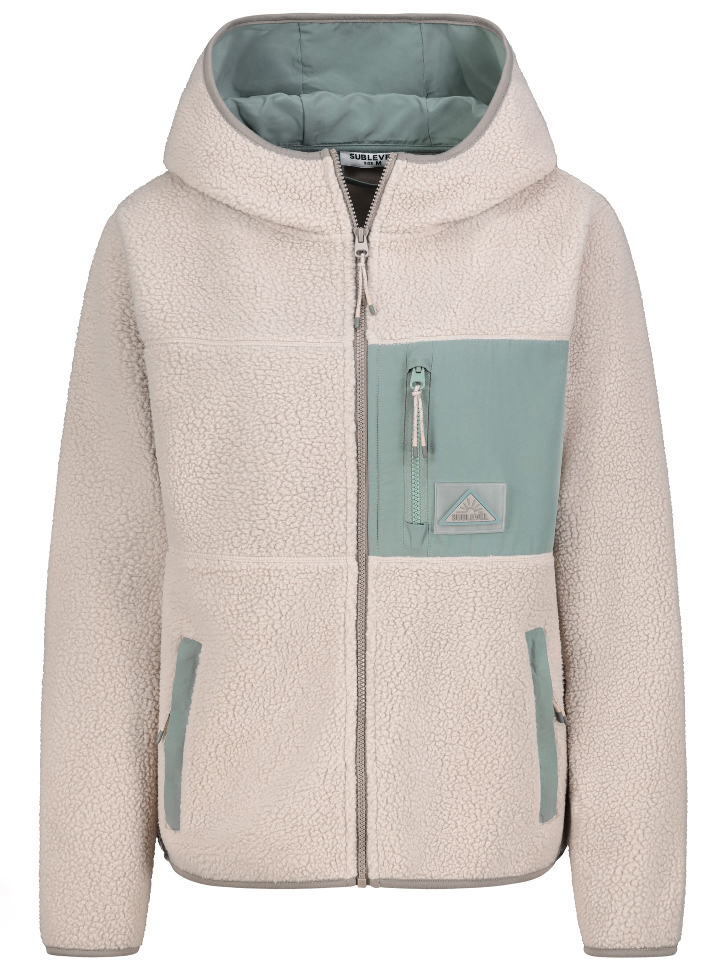 Sublevel Fleece Jacket in Beige: front