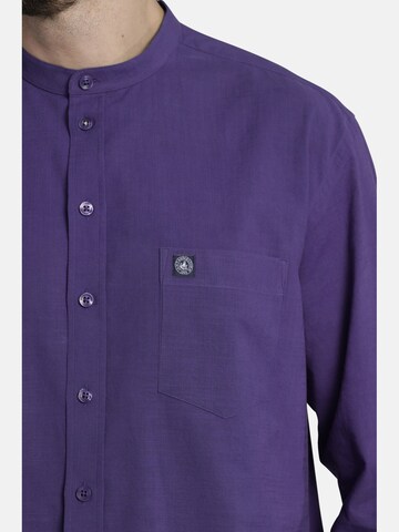 Jan Vanderstorm Comfort fit Overhemd 'Kallu' in Lila