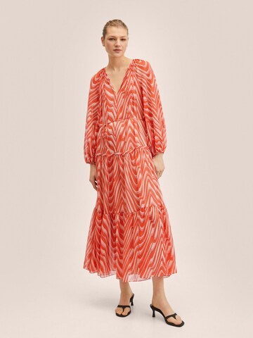 Robe-chemise 'LIDIA' MANGO en orange