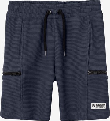 NAME IT Regular Pants in Blue: front