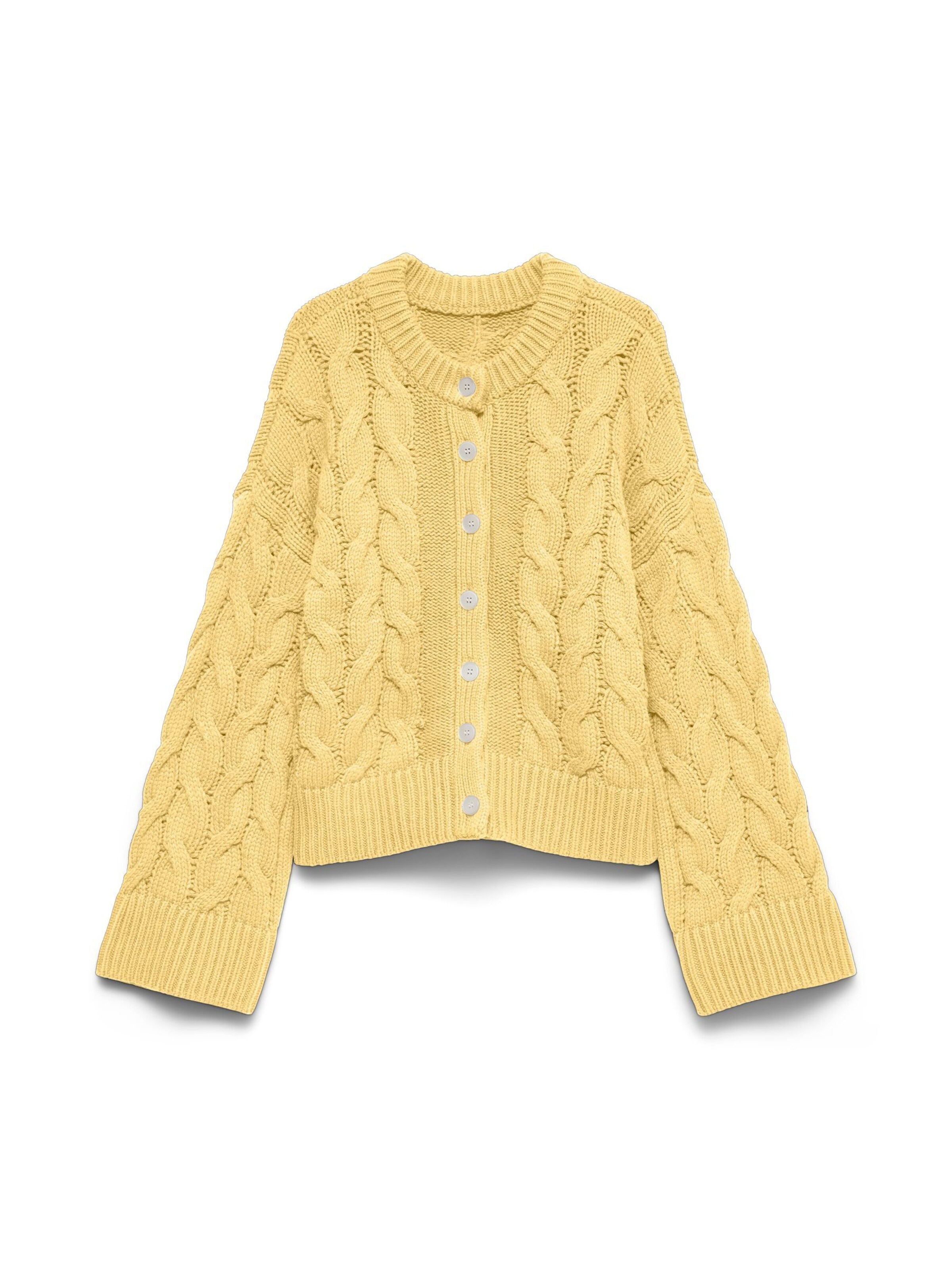 VERO MODA Cardigan 'VMSvea' i XS i lysegul, Produktvisning