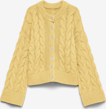 VERO MODA Cardigan 'VMSvea' i gul: forside
