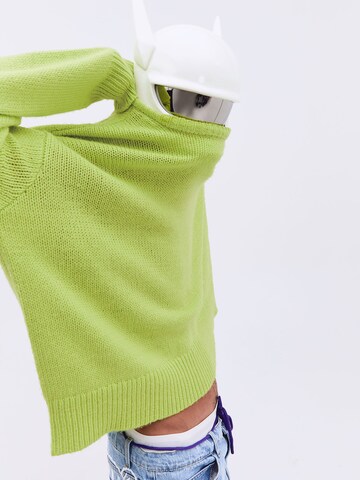 Smiles Sweater 'Yassin' in Green