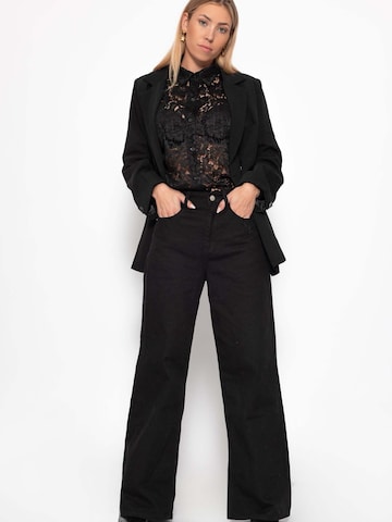 SASSYCLASSY Bluse‌‌‌‌ in Schwarz