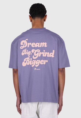 Dropsize Tričko 'Dream And Grind' – fialová: přední strana