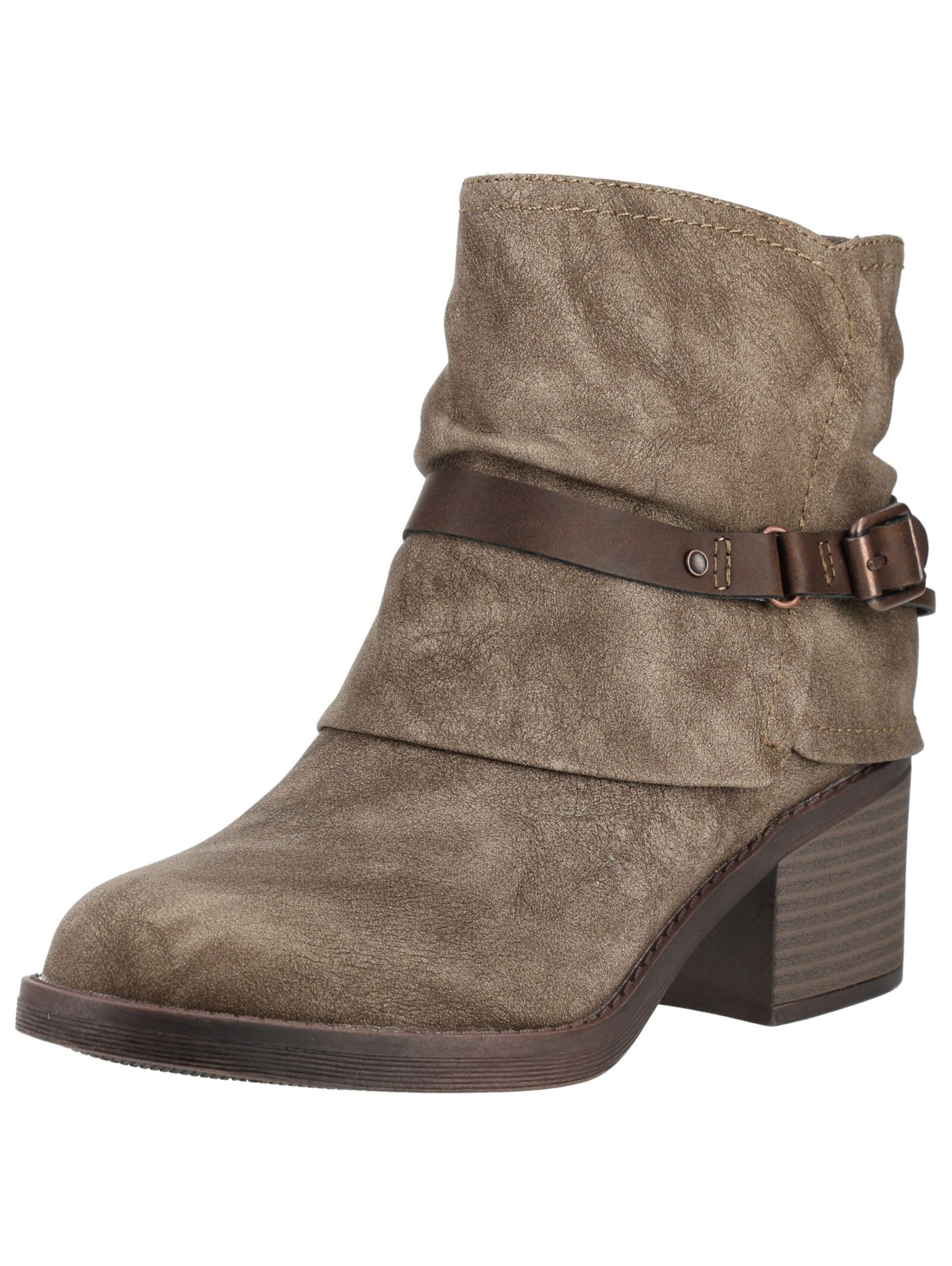 Blowfish Malibu Ankle Boots in Brown: front