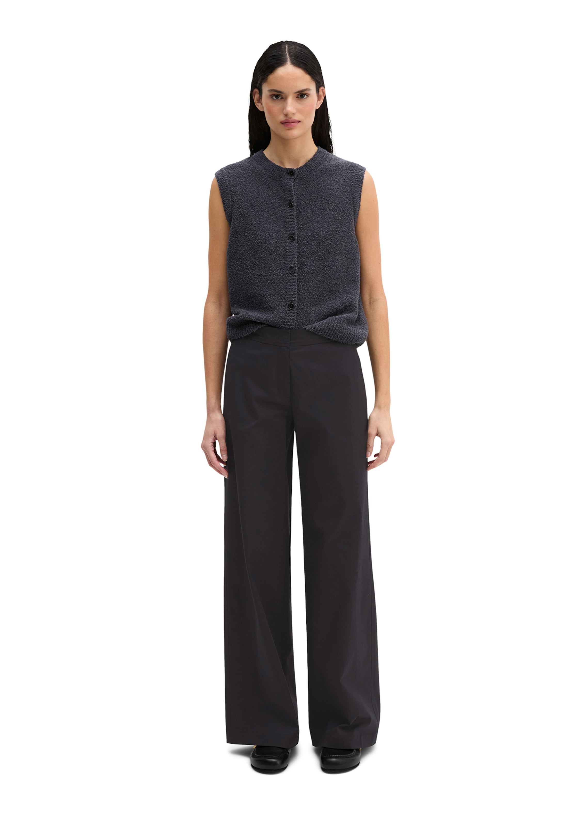 Marc O'Polo Strickweste in Grau