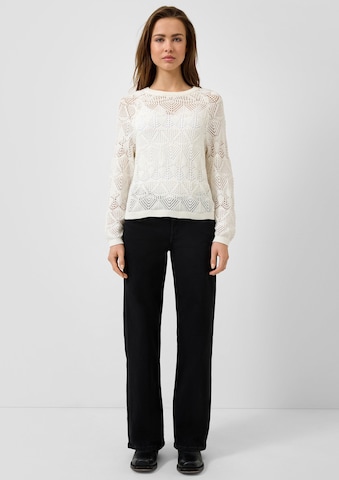 QS - Loosefit Vaquero 'Catie' en negro: frente