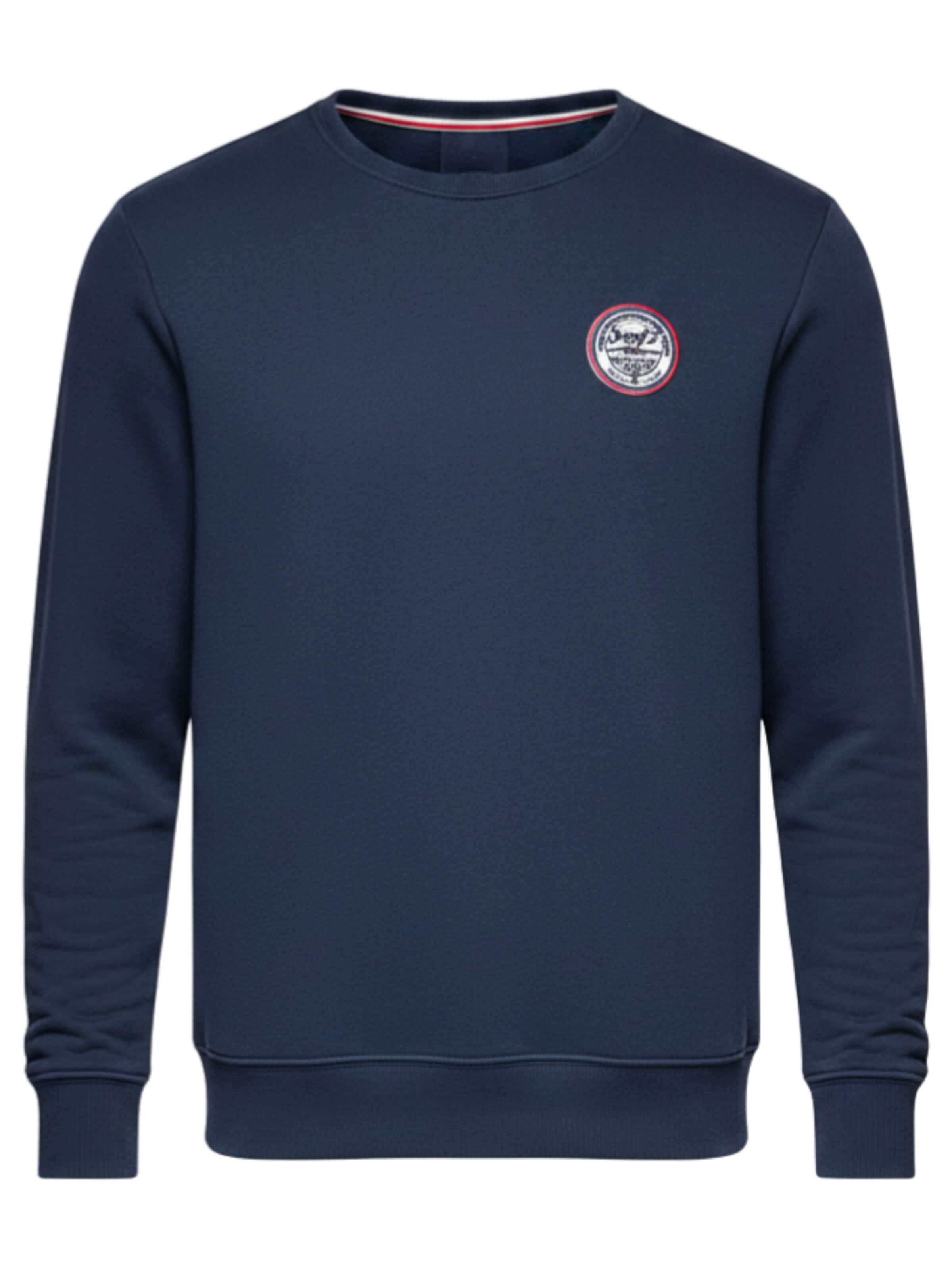 Sweat-shirt Ombre en bleu : devant
