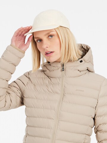 PROTEST Winter Jacket 'PRTICE' in Brown