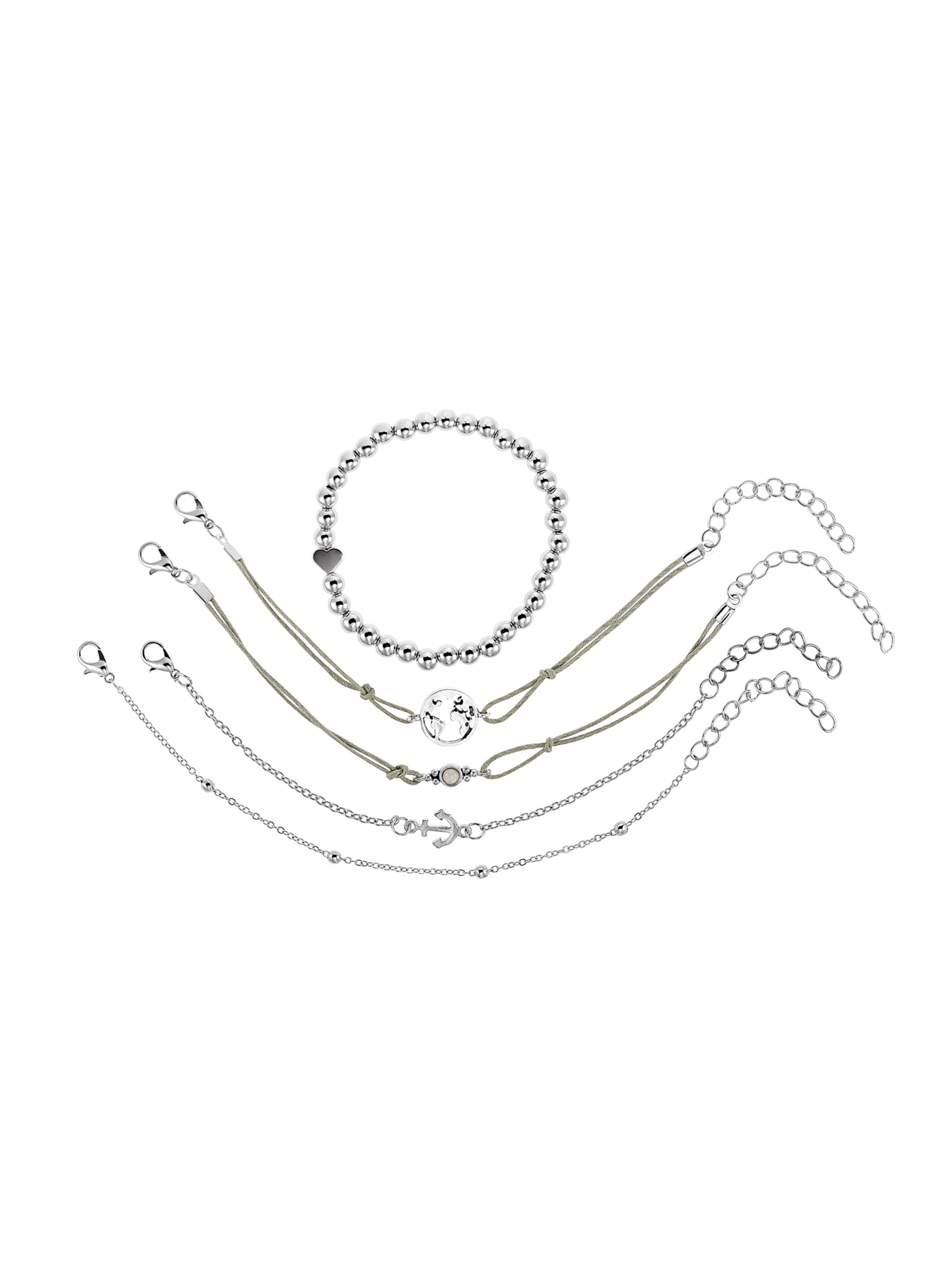 Heideman Armband 'Multi' in Zilver