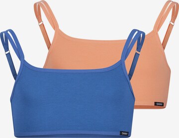 Skiny Bustier in Blau: predná strana