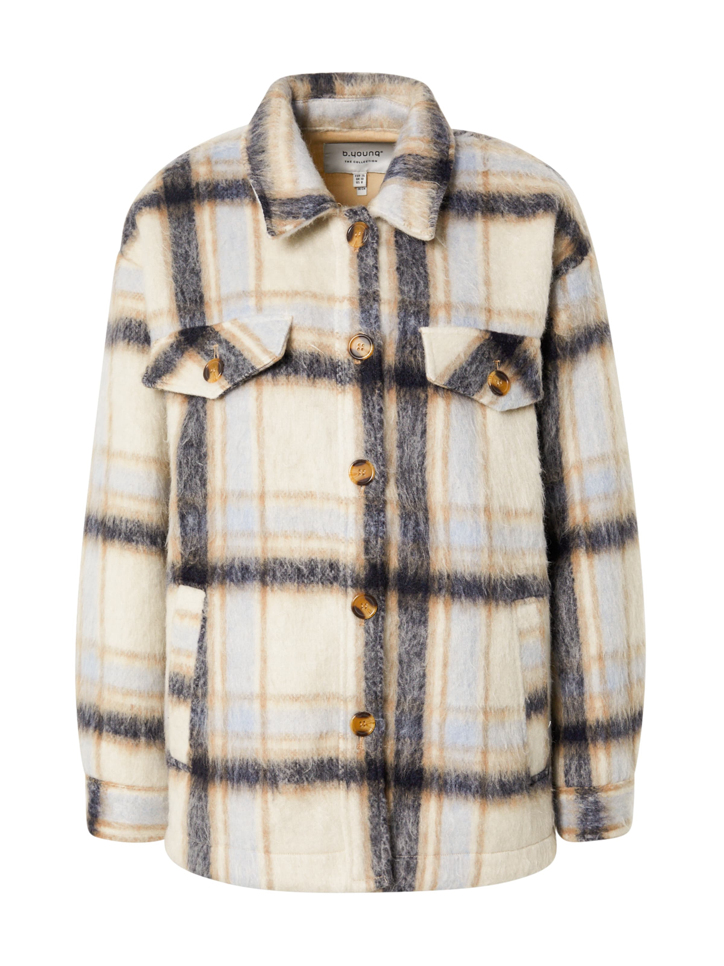 b.young Kevad-sügisjope 'BY Agitte', värv beež: eest vaates