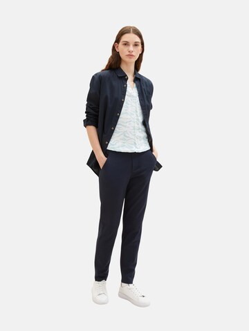 TOM TAILOR Blouse in Blue