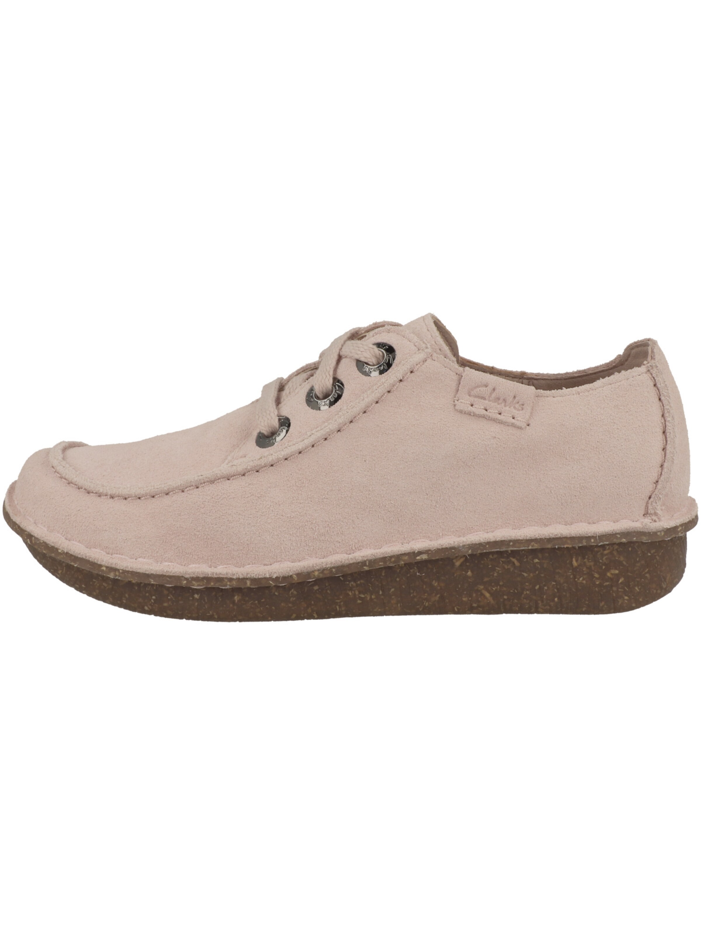 CLARKS Schnürschuh 'Funny Dream' in Pink