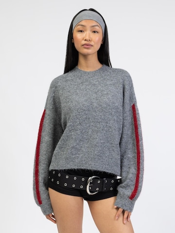 BROKE + SCHÖN Sweater in Grey: front