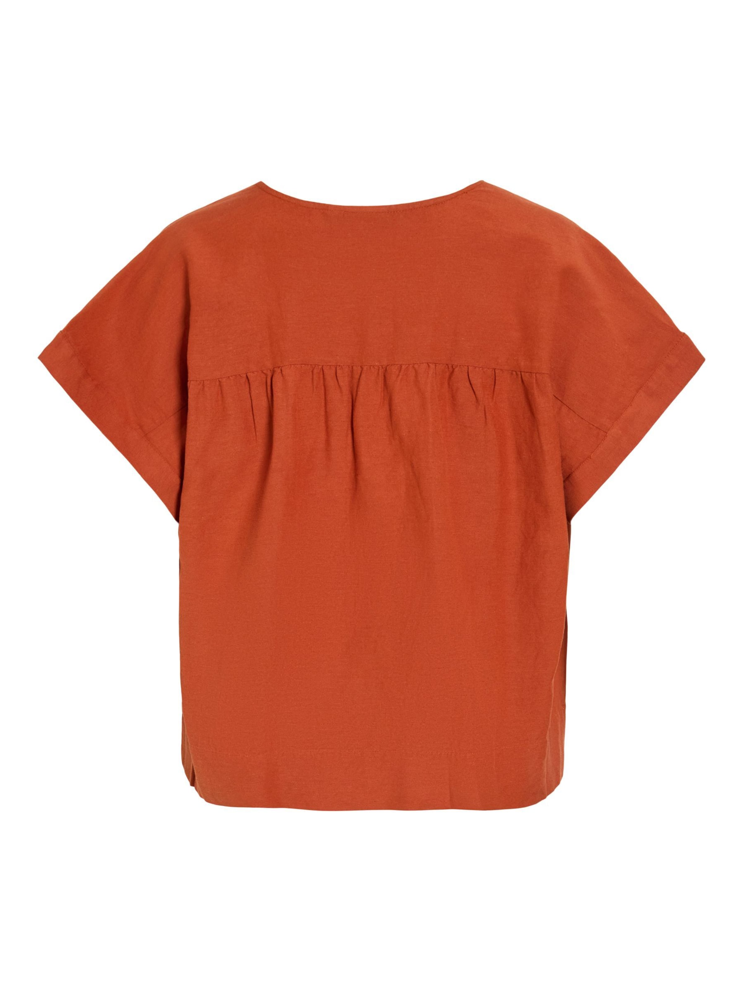 VILA Shirt 'VIPRISILLA' in Oranje