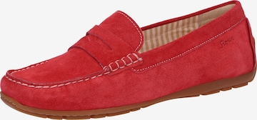 SIOUX Mocassins 'Carmona-700' in Rood: voorkant