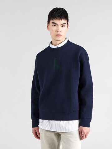Calvin Klein Jeans Pullover in Blau: Vorderseite