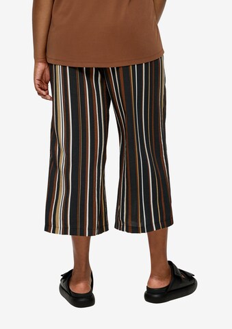 TRIANGLE Wide leg Trousers in Brown