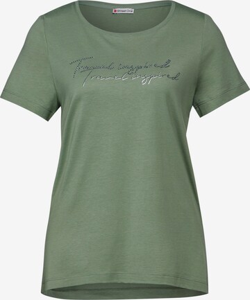 STREET ONE Shirt in Green: front