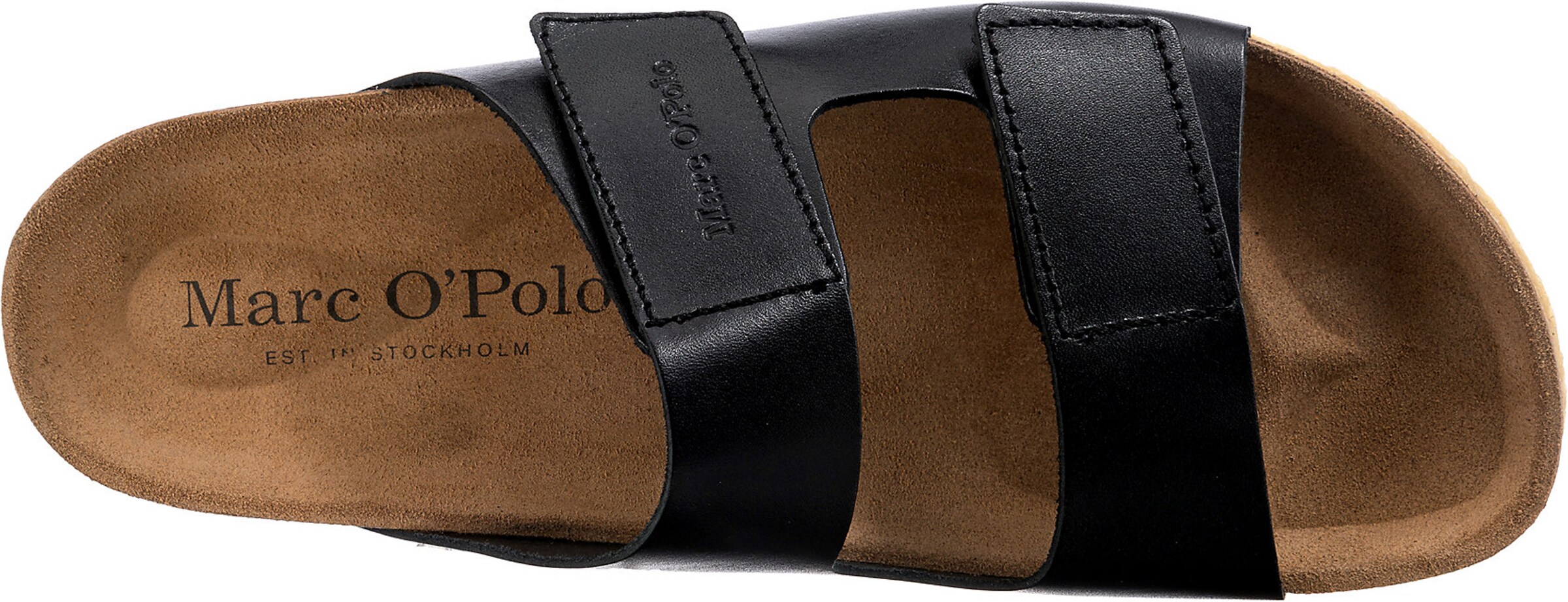 Männer Offene Schuhe Marc O'Polo Pantolette in Schwarz - HF04968 Männer Offene Schuhe Marc O'Polo Pantolette in Schwarz - HF04968