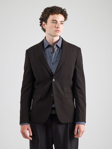 Lindbergh Slim fit Kavaj i svart: framsida