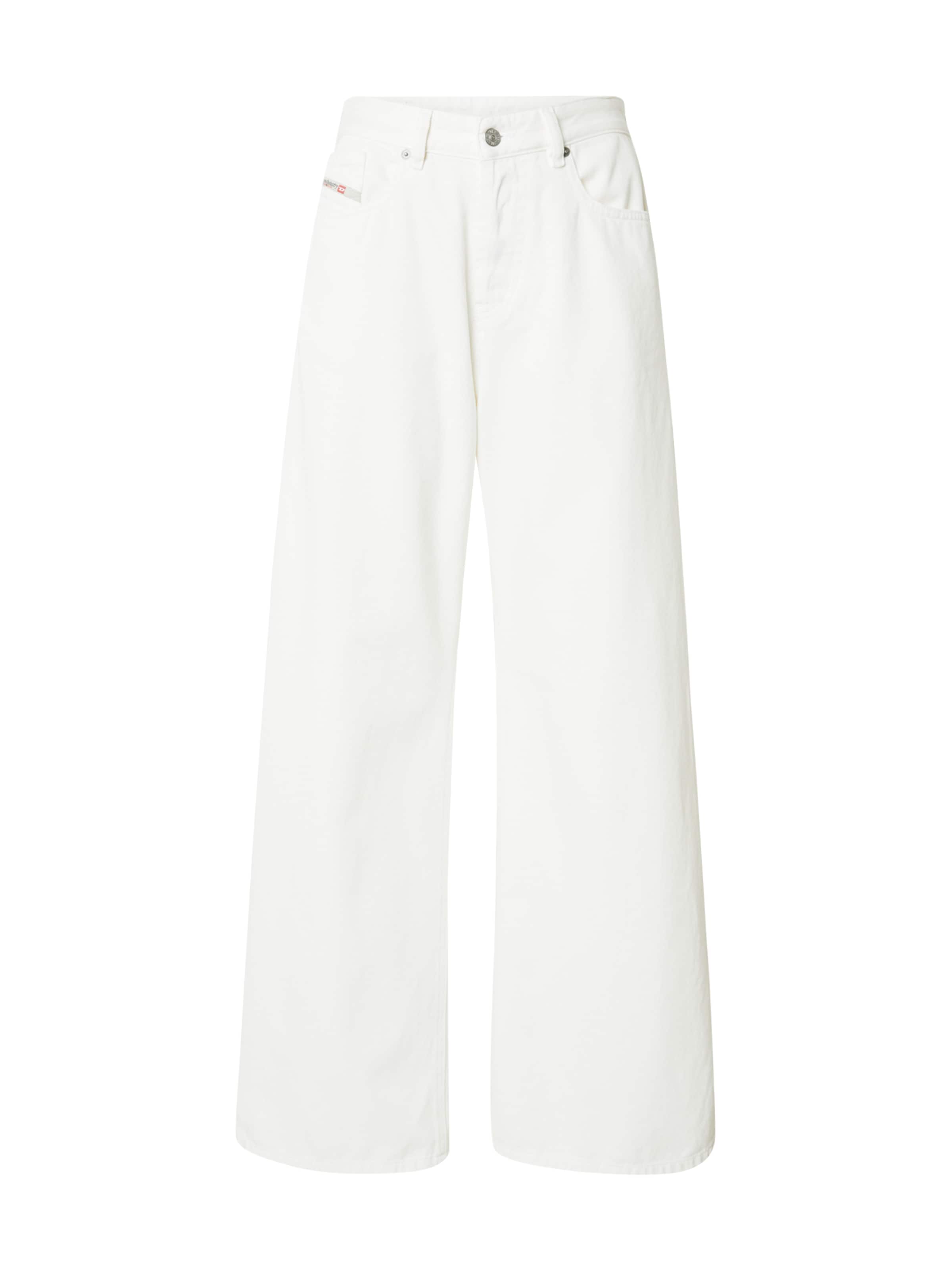 Wide Leg Jean 'SIRE' DIESEL en blanc : devant