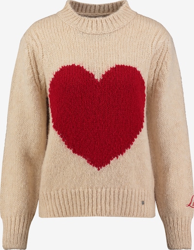 Key Largo Neulepaita 'Feeling' värissä beige / punainen, Tuotenäkymä