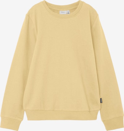NAME IT Sweatshirt em amarelo pastel, Vista do produto