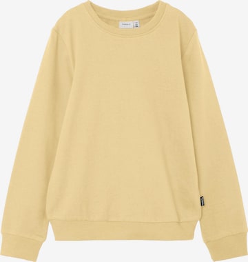 Sweat-shirt NAME IT en jaune : devant