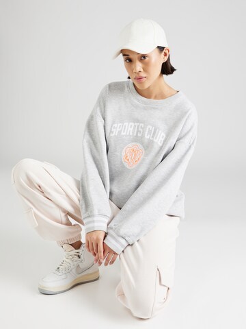 ONLY PLAY Athletic Sweatshirt 'COLLEGE' in Grey