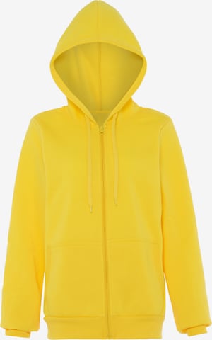 Veste de survêtement myMo ATHLSR en jaune : devant