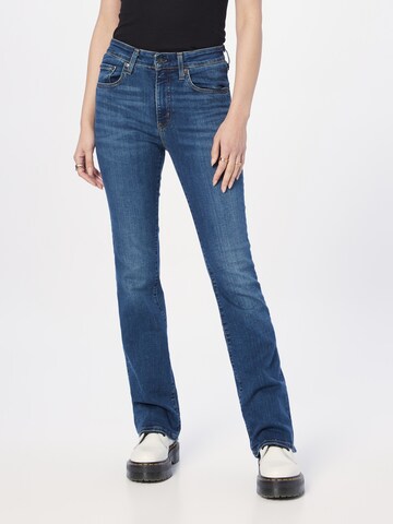 LEVI'S ® Bootcut Džínsy '725 High Rise Bootcut' - Modrá: predná strana