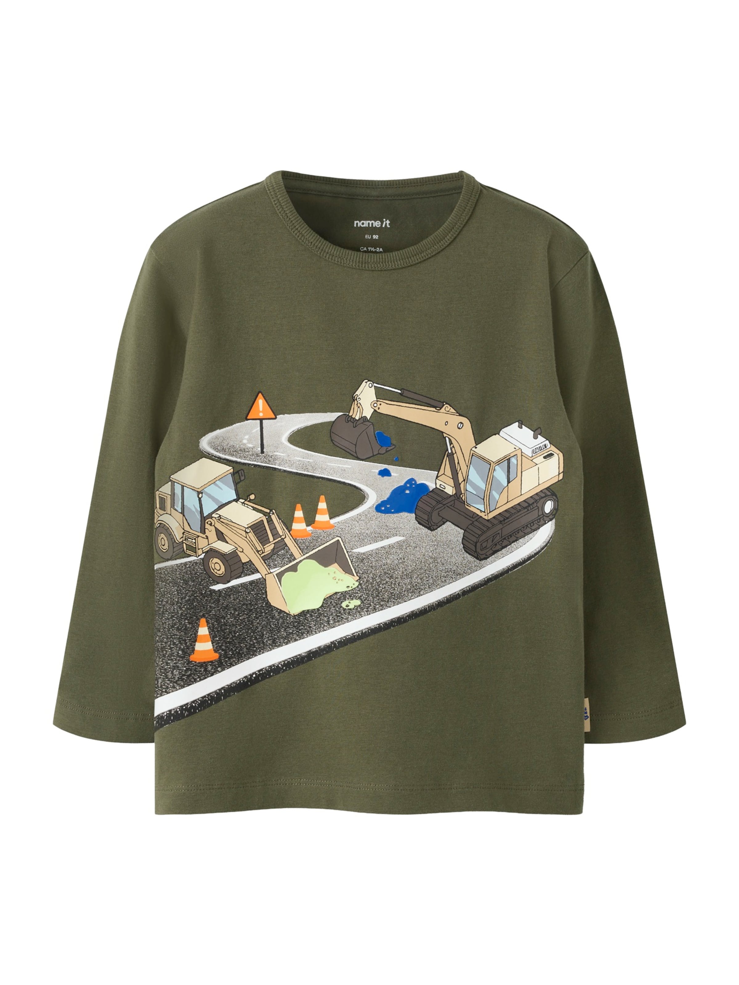 NAME IT Shirt 'NMMNICK' in Green: front