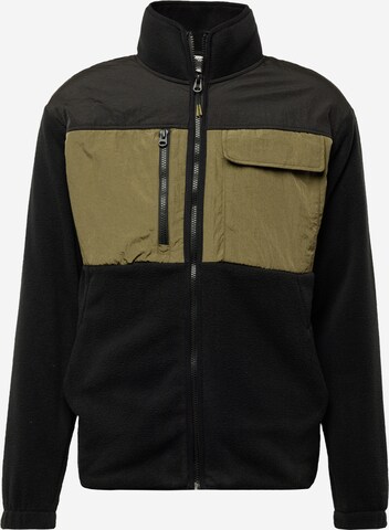 JACK & JONES Sweat jacket 'LANDSCAPE' in Black: front