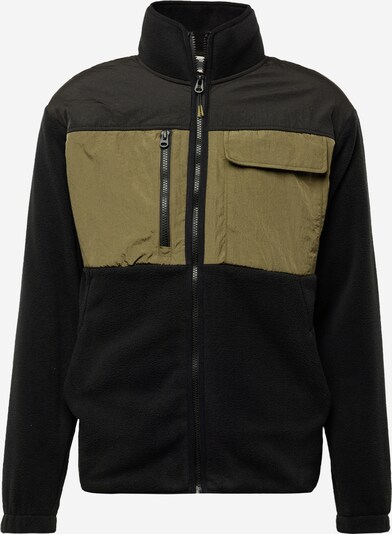 JACK & JONES Sweat jacket 'LANDSCAPE' in Olive / Black, Item view